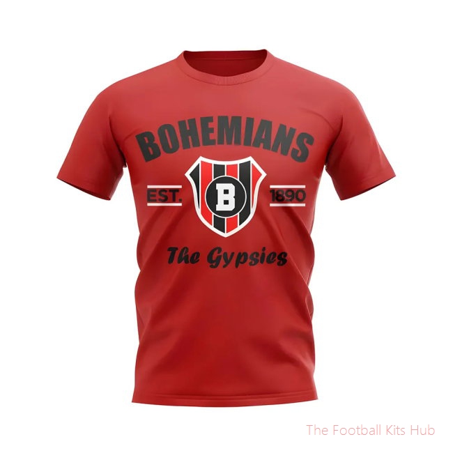 Bohemians Established Football T-Shirt (Red)