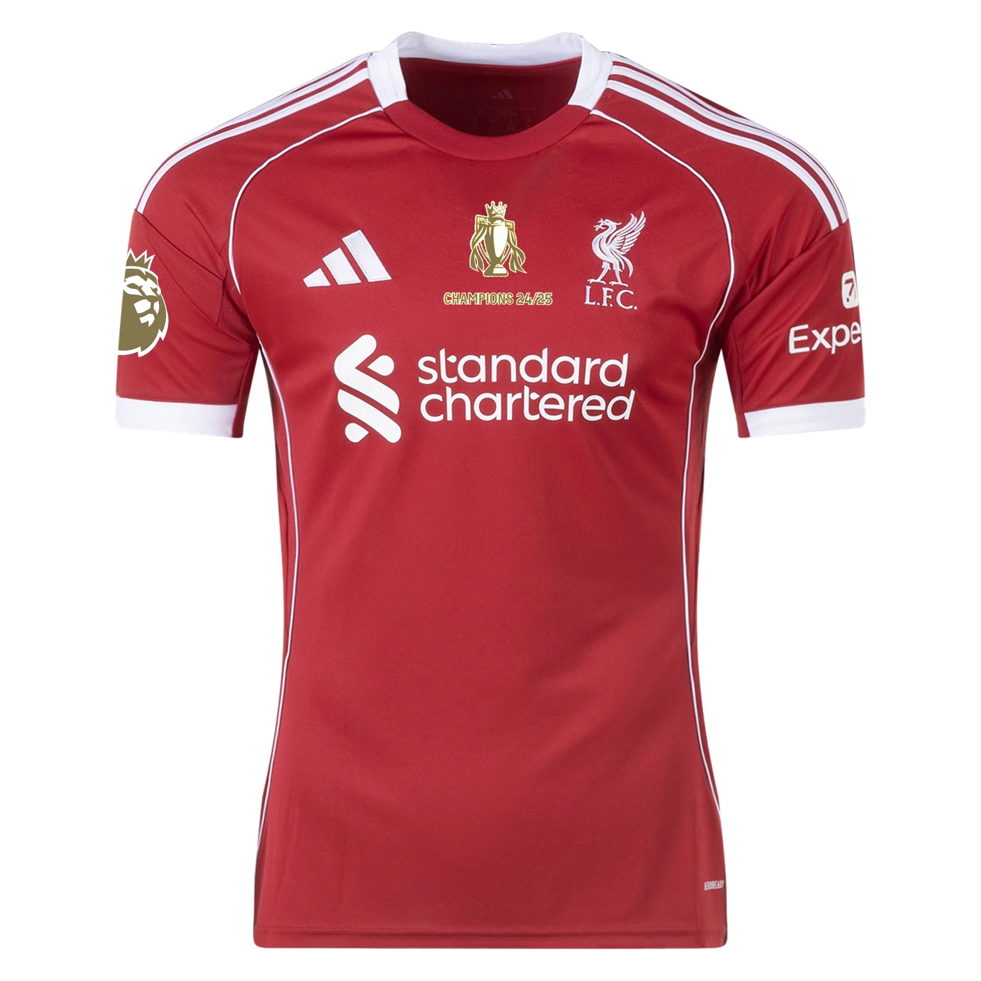 Liverpool EPL Patches 2025-2026 UCL Home Jersey – Authentic Shirt