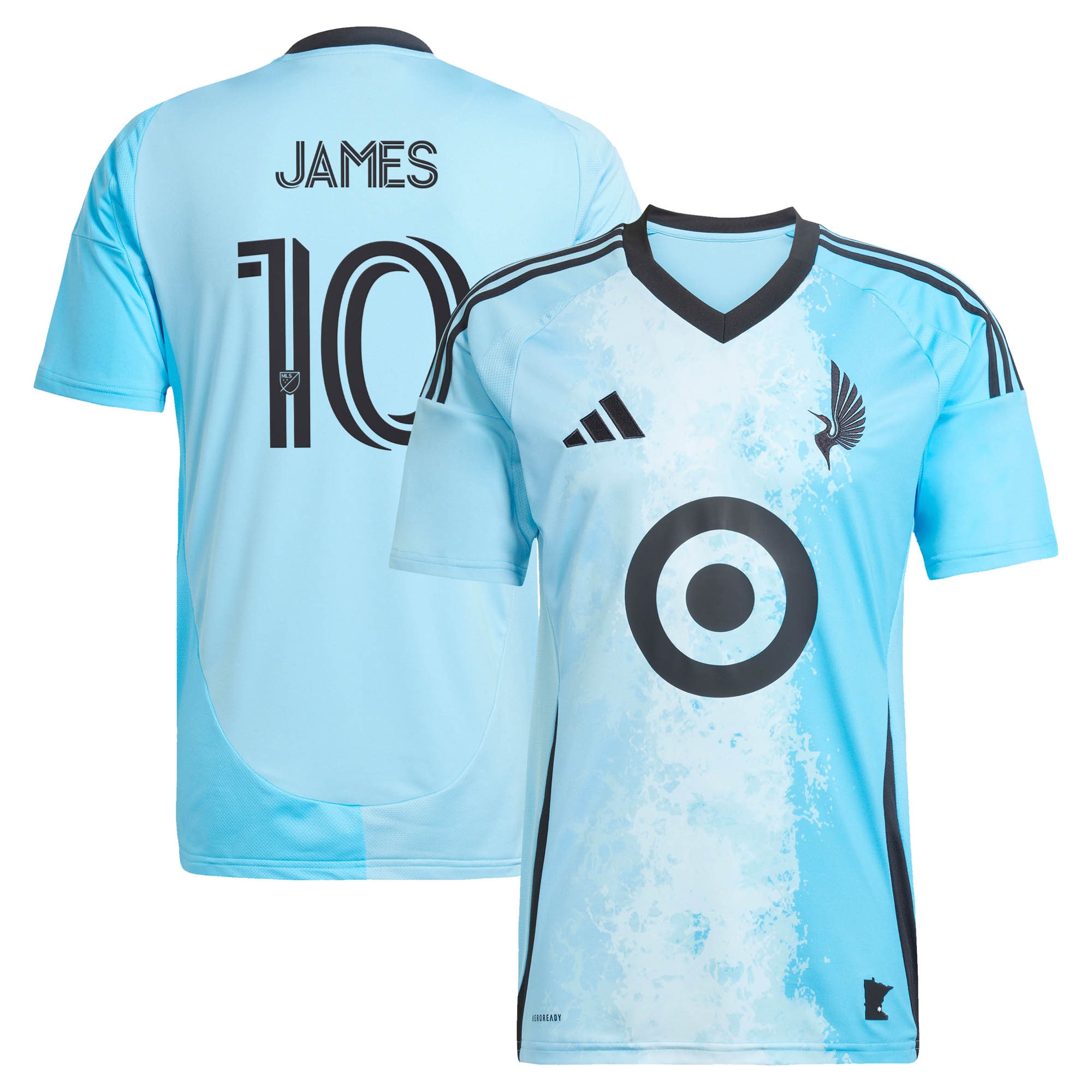 [SJH] James Rodriguez Minnesota United FC 2025 CONVERGENCE Secondary Replica Jersey - Blue