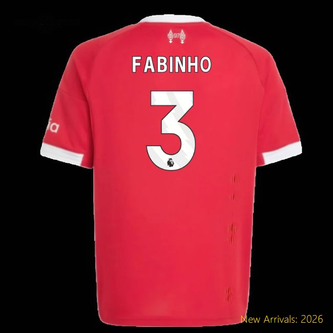 2025-2026 Liverpool Home Shirt (Kids) (Fabinho 3)