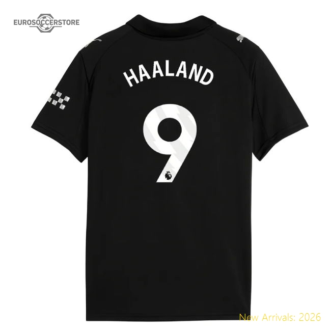 2025-2026 City Man Away Mini Kit (Haaland 9) In Multiple Adult Sizes