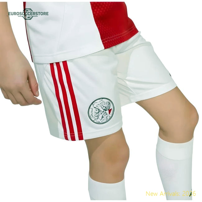 Afc Ajax Children 2025 Home Jersey Shirt #2026 Football Fan Apparel