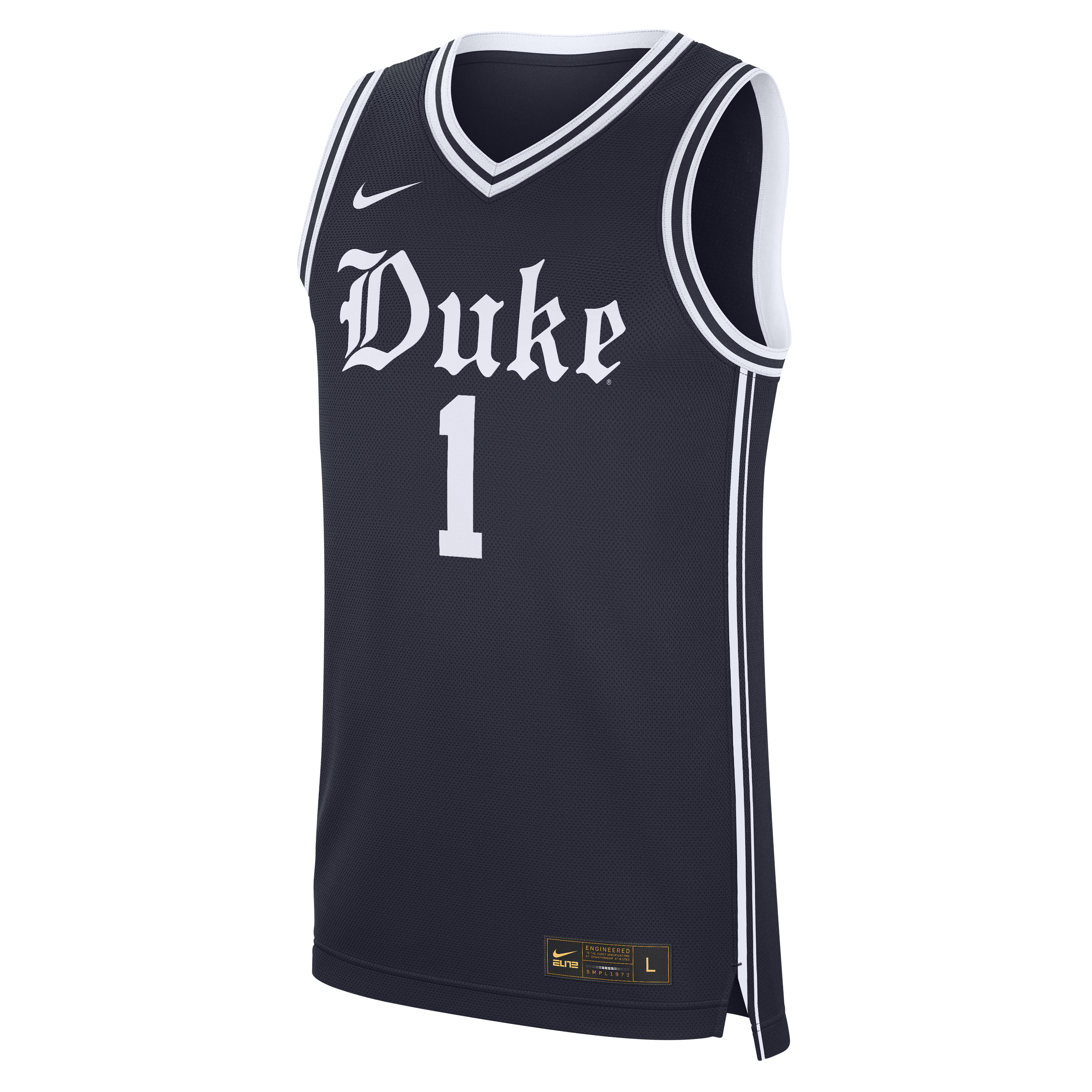 [DDG] Duke Blue Devils #1 Alternate Replica Basketball Jersey - Navy