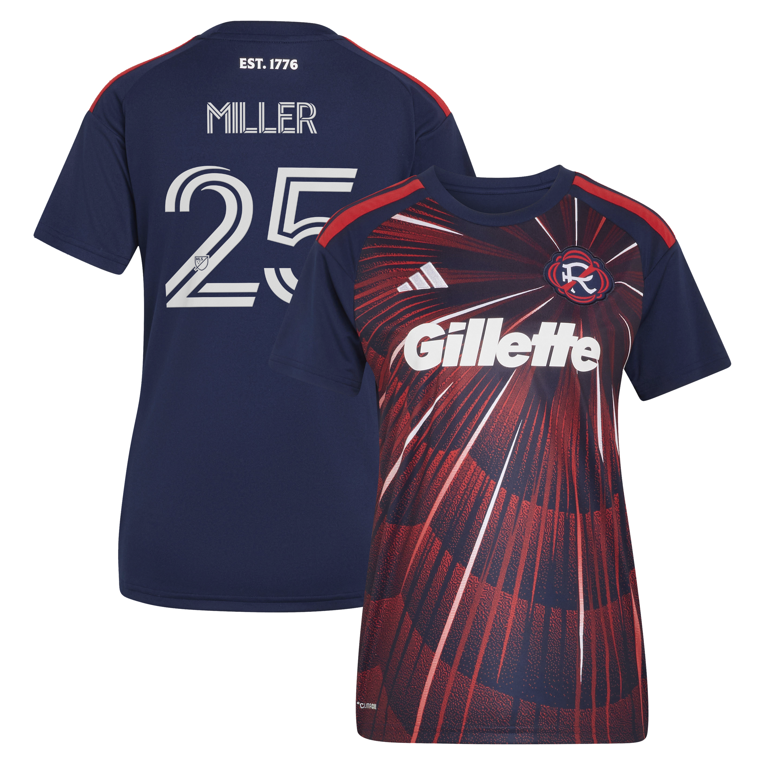 [LK] Peyton Miller New England Revolution Women's 2026 Independence Day Replica Jersey - Blue