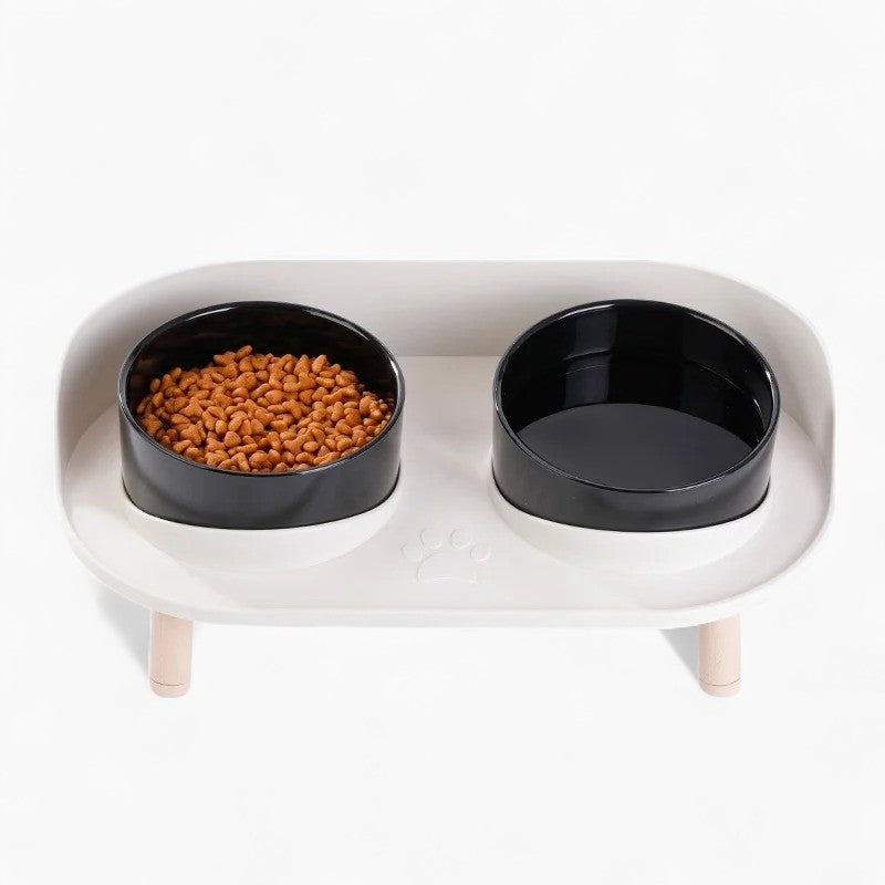 Bowls – Non-slip Adjustable Double Dog Bowls With Stand Paw Protection