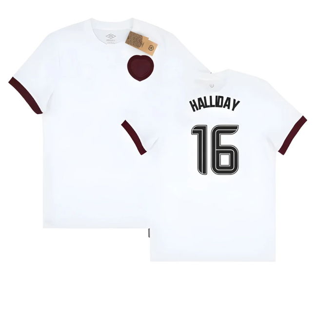 High Quality 2025-2026 Hearts Third Third Halliday 16 With Vintage