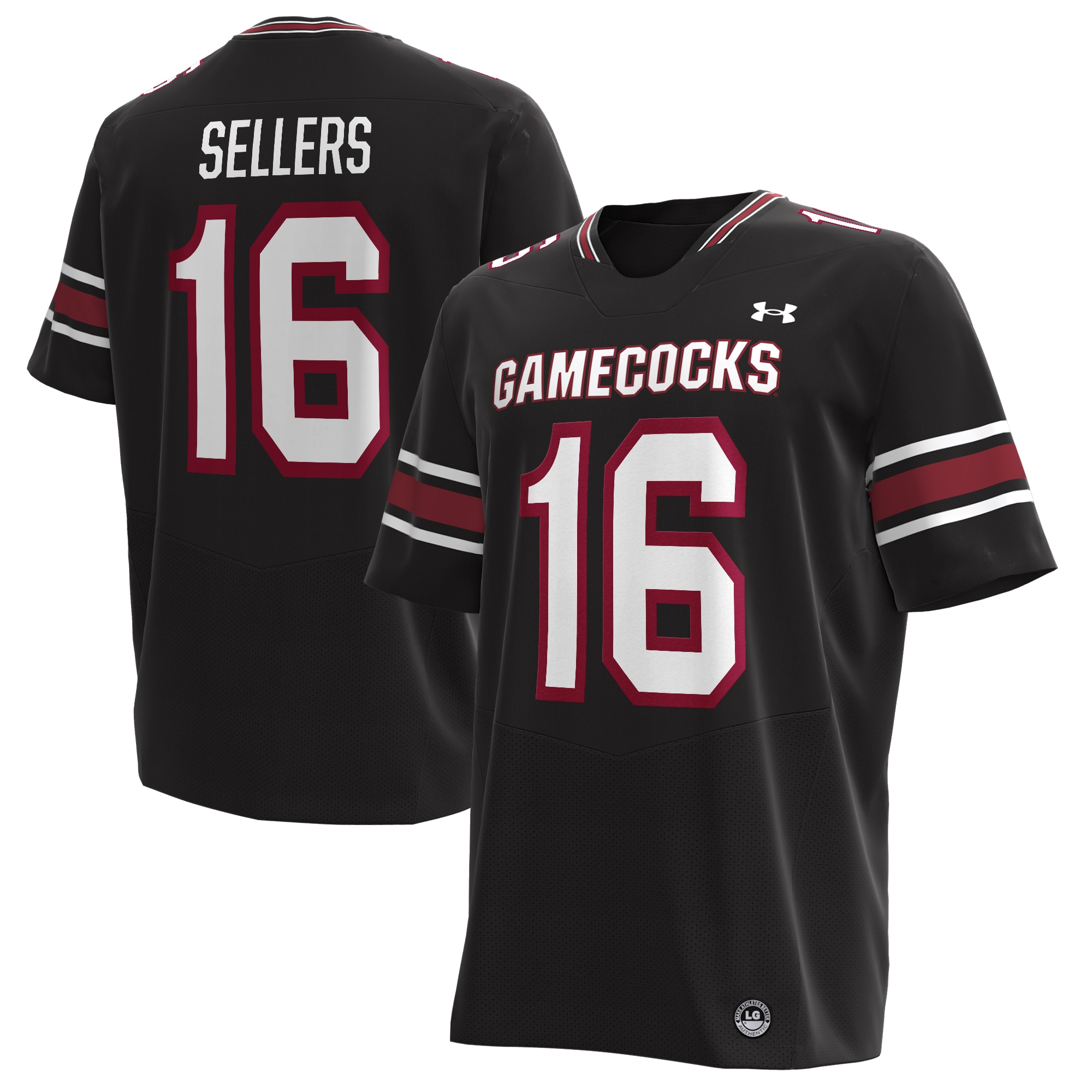 LaNorris Sellers South Carolina Gamecocks Alternate NIL Football Replica Player 2026 Season Football Jersey - Black