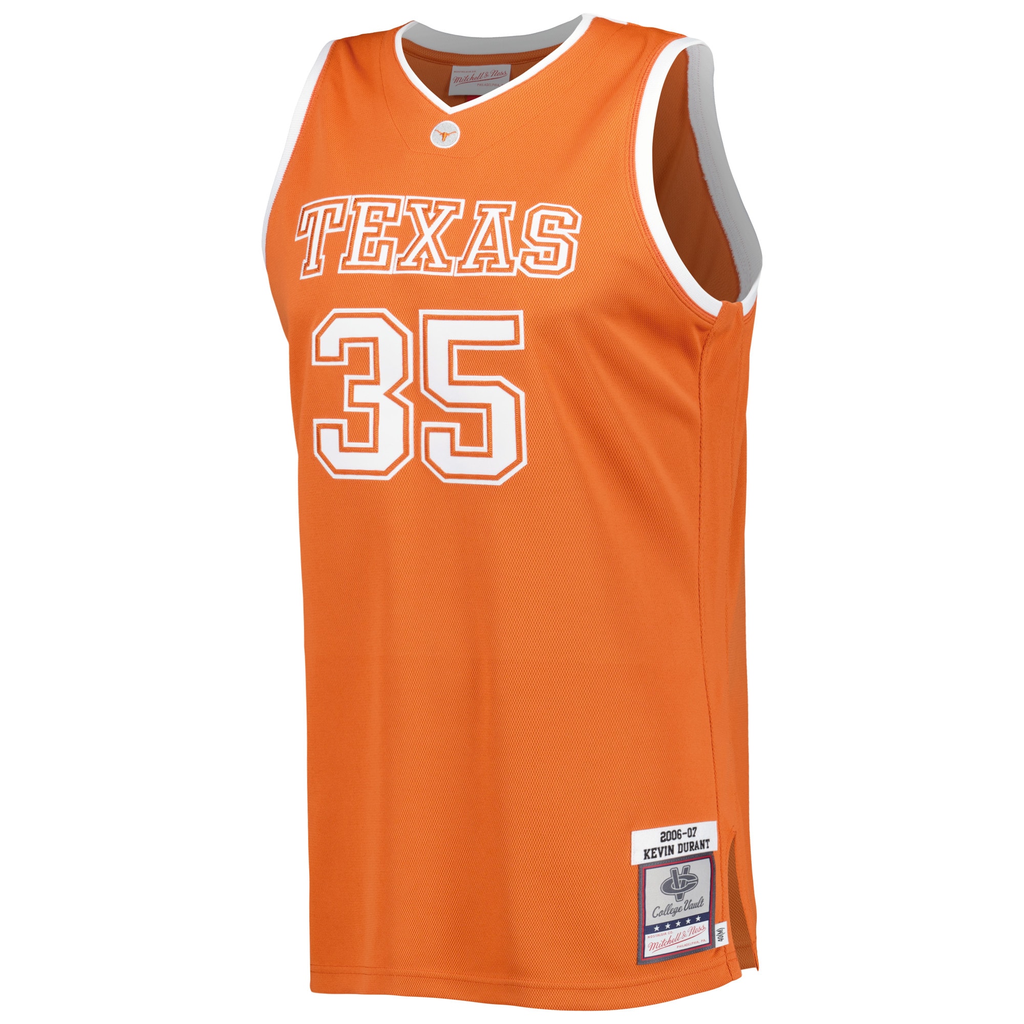 [NJP] Kevin Durant #35 Texas Longhorns 2006/07 Throwback Jersey - Burnt Orange