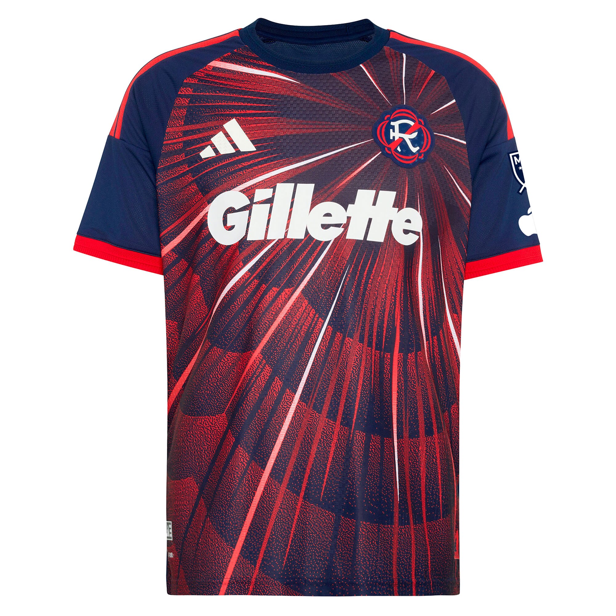 [SJH] Carles Gil New England Revolution 2026 Independence Day On-Field Authentic Patch Jersey - Blue