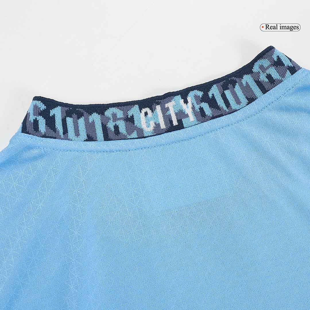 Player Version Manchester City Home Soccer Jersey 2024/25Authentic Kit