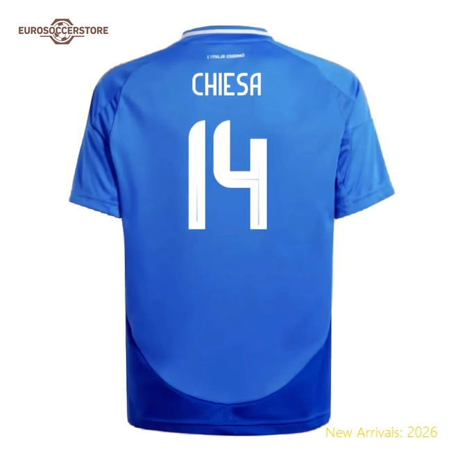 Football Team Chiesa Comfortable Kids Jersey Climacool Soft-touch