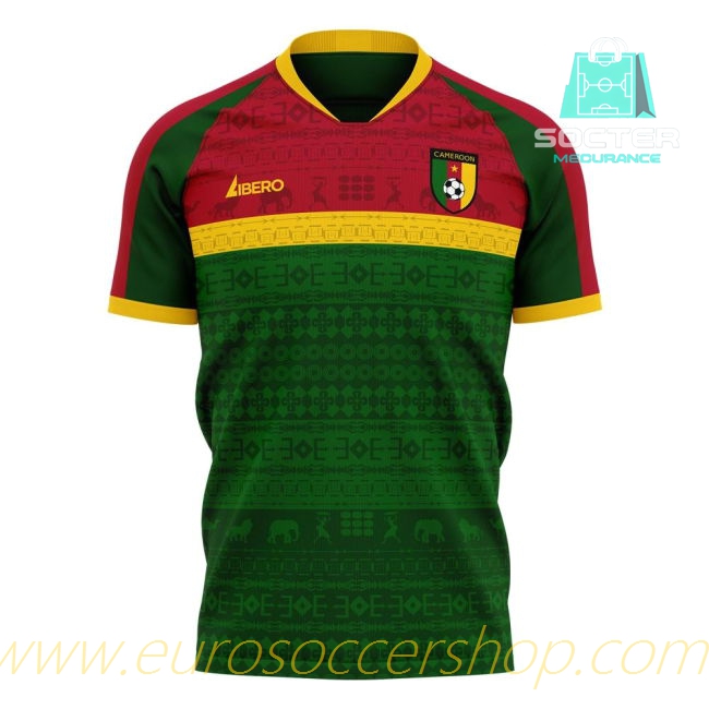 World Cup 2025-26 Collection Cameroon Home Jersey Design Concept (ABOUBAKAR 10)