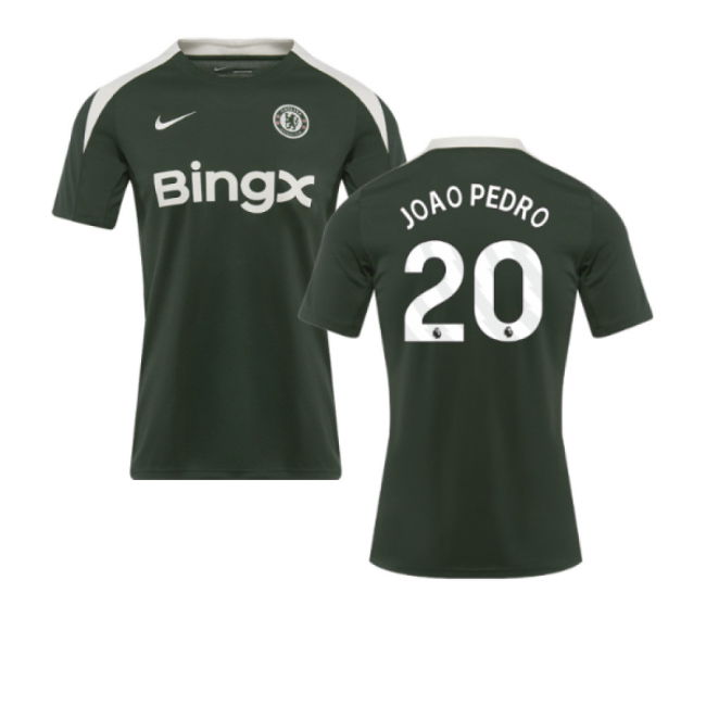 Chelsea Chelsea Dri Fit Strike Training Shirt Green Joao Pedro #20...