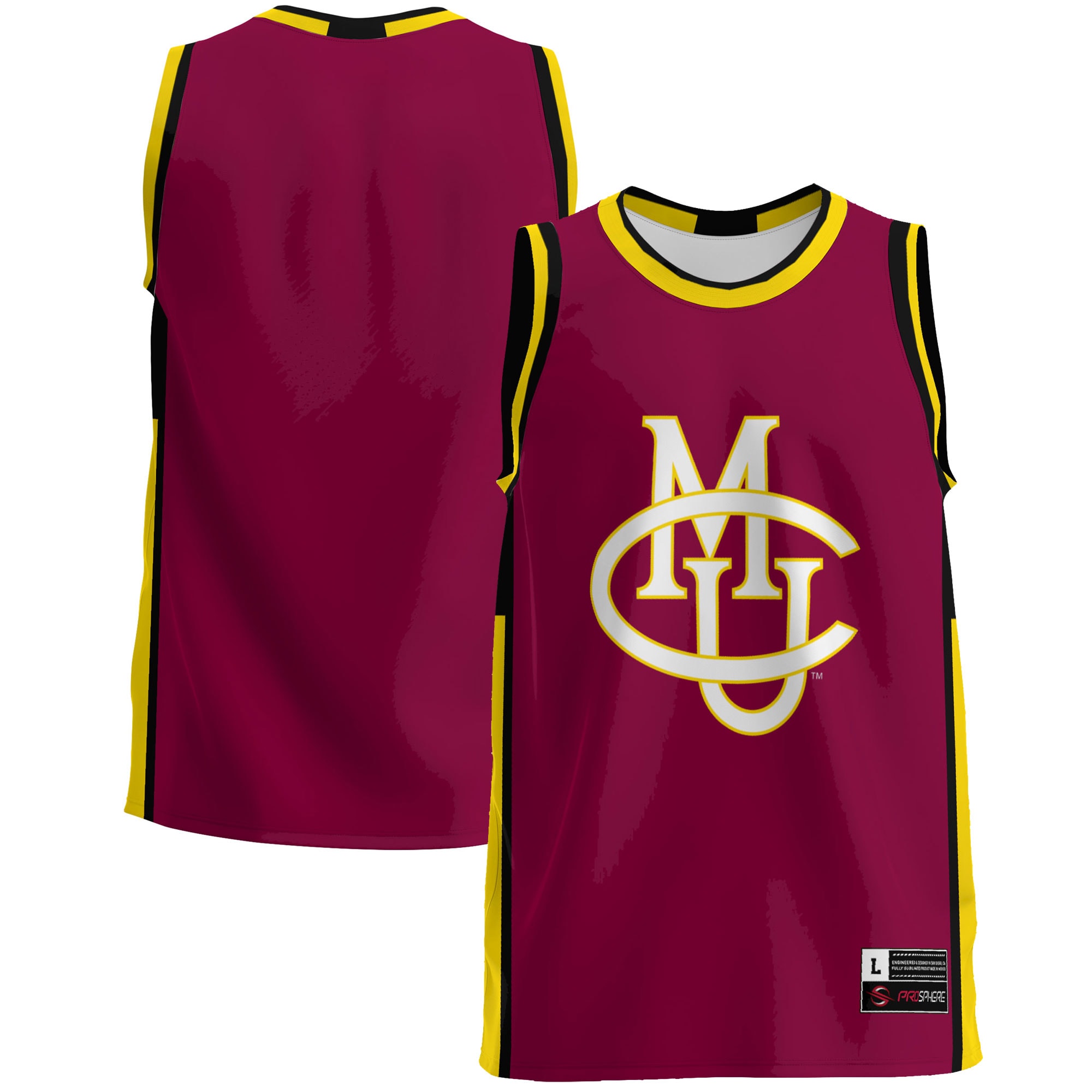 [NJP] CMU Mavericks GameDay Greats Lightweight Basketball Jersey - Maroon