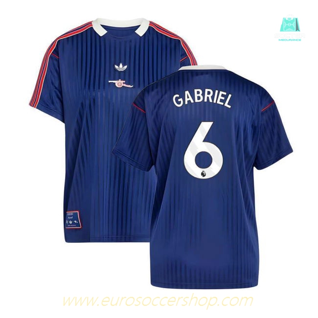 Arsenal Terrace Icons Shirt (Navy) (Gabriel 6)