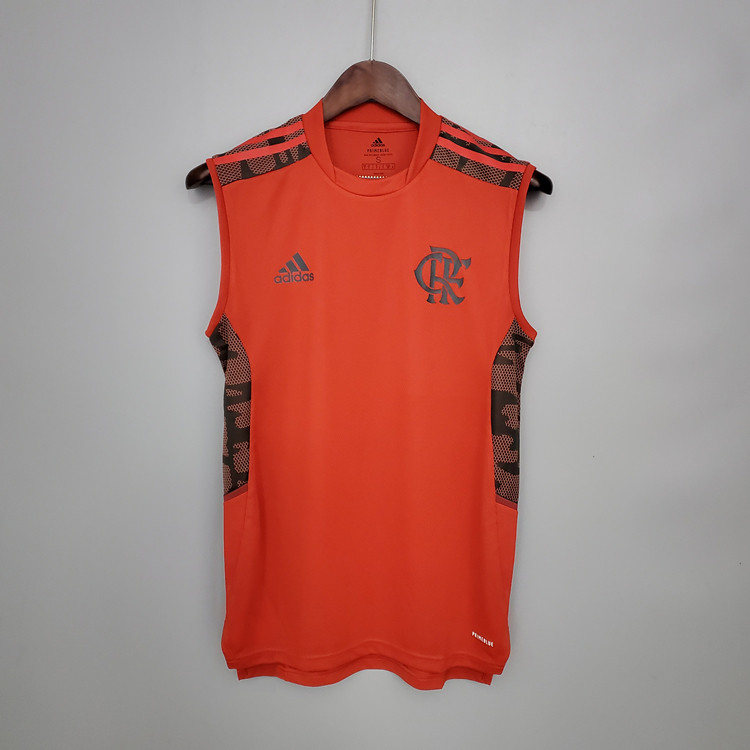 Breathable CR Flamengo Soccer Shirt Jersey 21-22 Red Training vest
