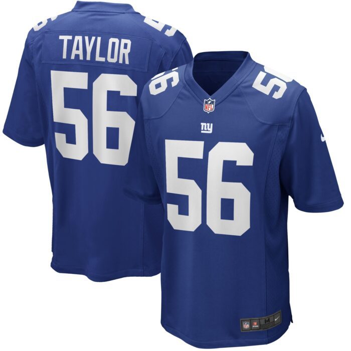 Men's New York Giants Lawrence Taylor Nike Royal Game Reti...
