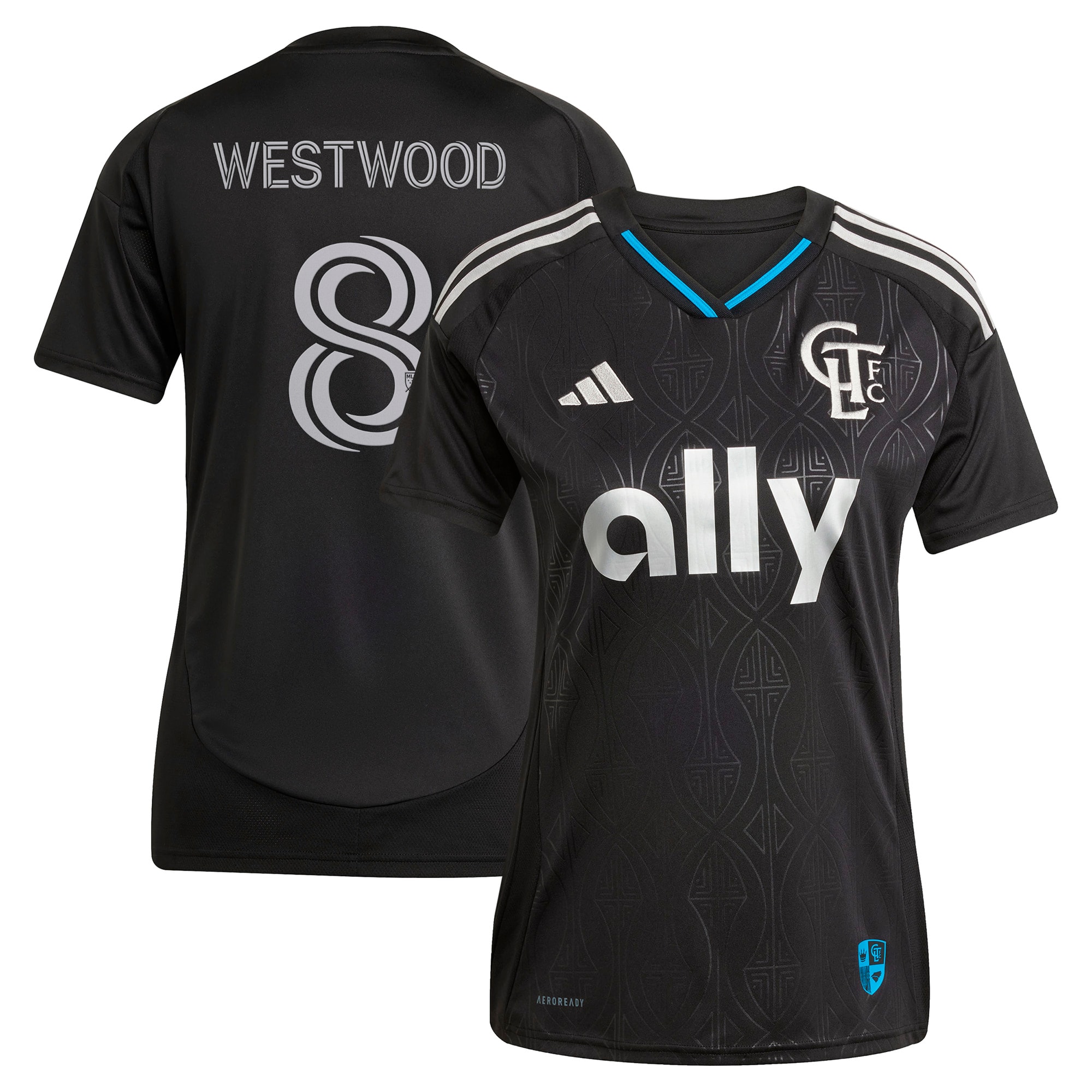 [JED] Youth Ashley Westwood Charlotte FC Women's 2025 Fortress Kit Replica Player Jersey - Black