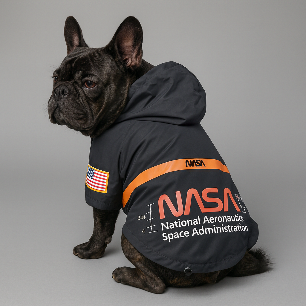 – Waterproof Dog Coat With American Flag Patch Pet Gear | Safe For Paws