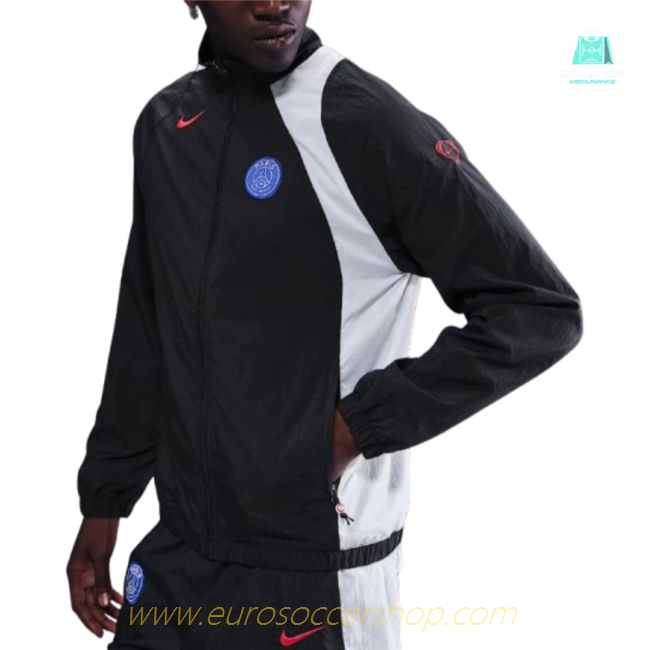 2025-2026 PSG T90 Track Jacket (Black)