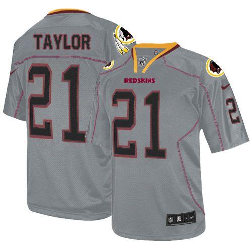 Authentic W R Redskins NFL #21 Sean Taylor Lights Out Red Jersey