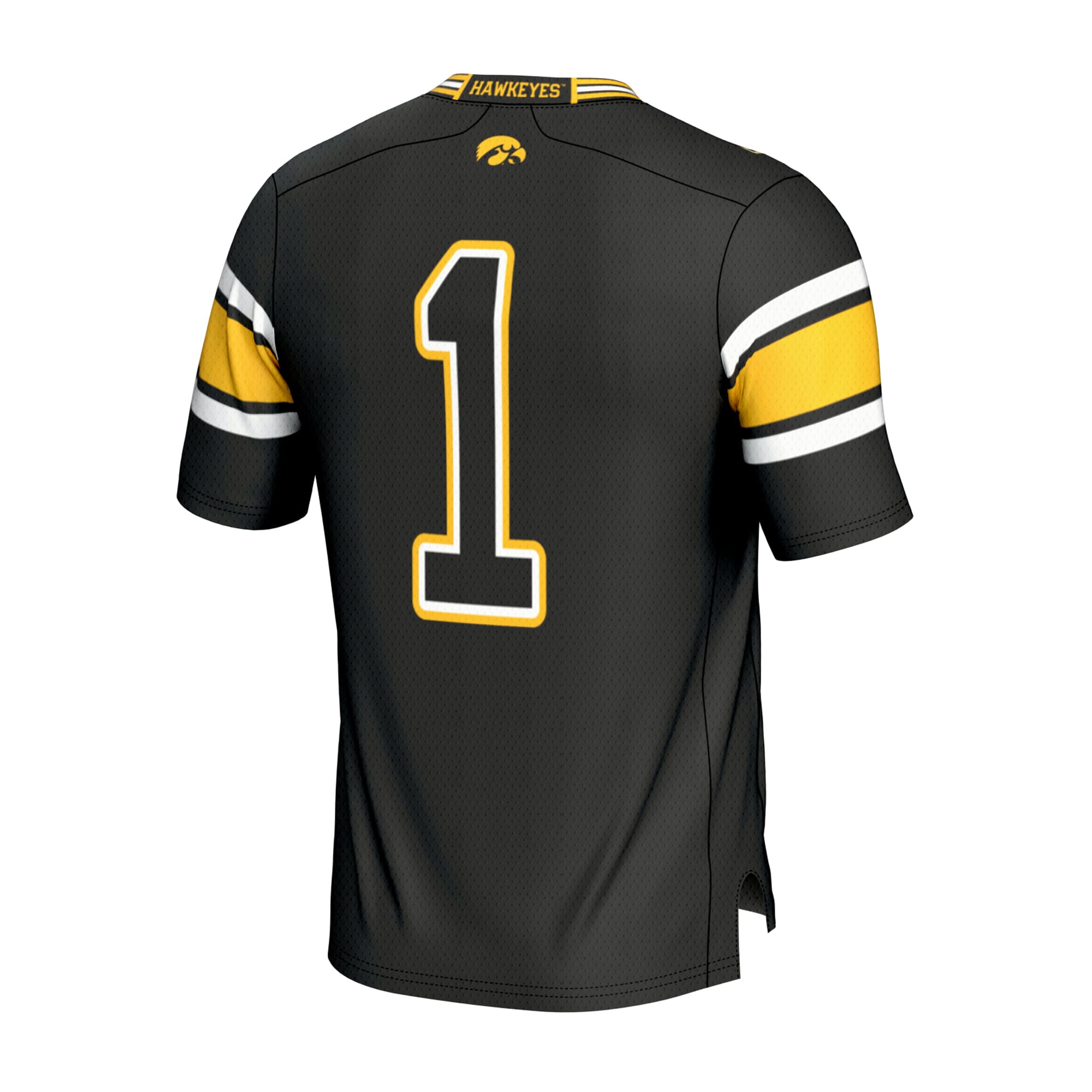 Youth Black Iowa Hawkeyes Lightweight Collegiate Football Fashion Jersey