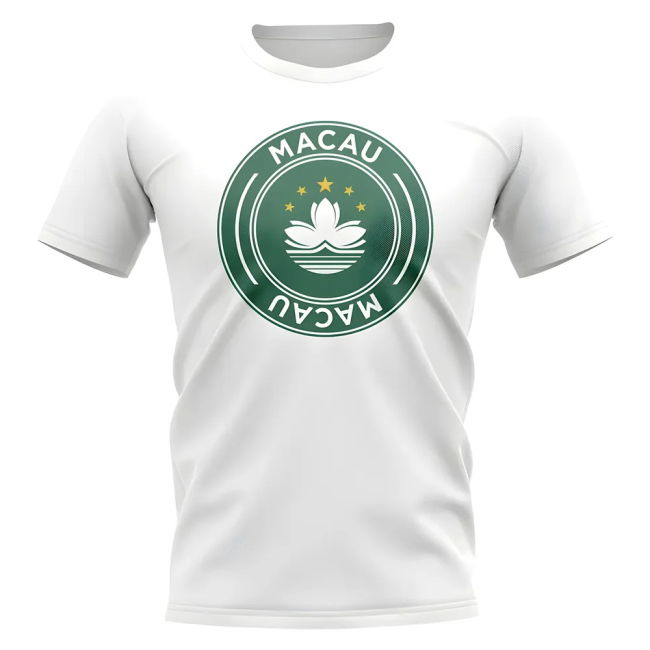 Tournament-Edition Performance-Driven Macau Football Badge T-Shirt