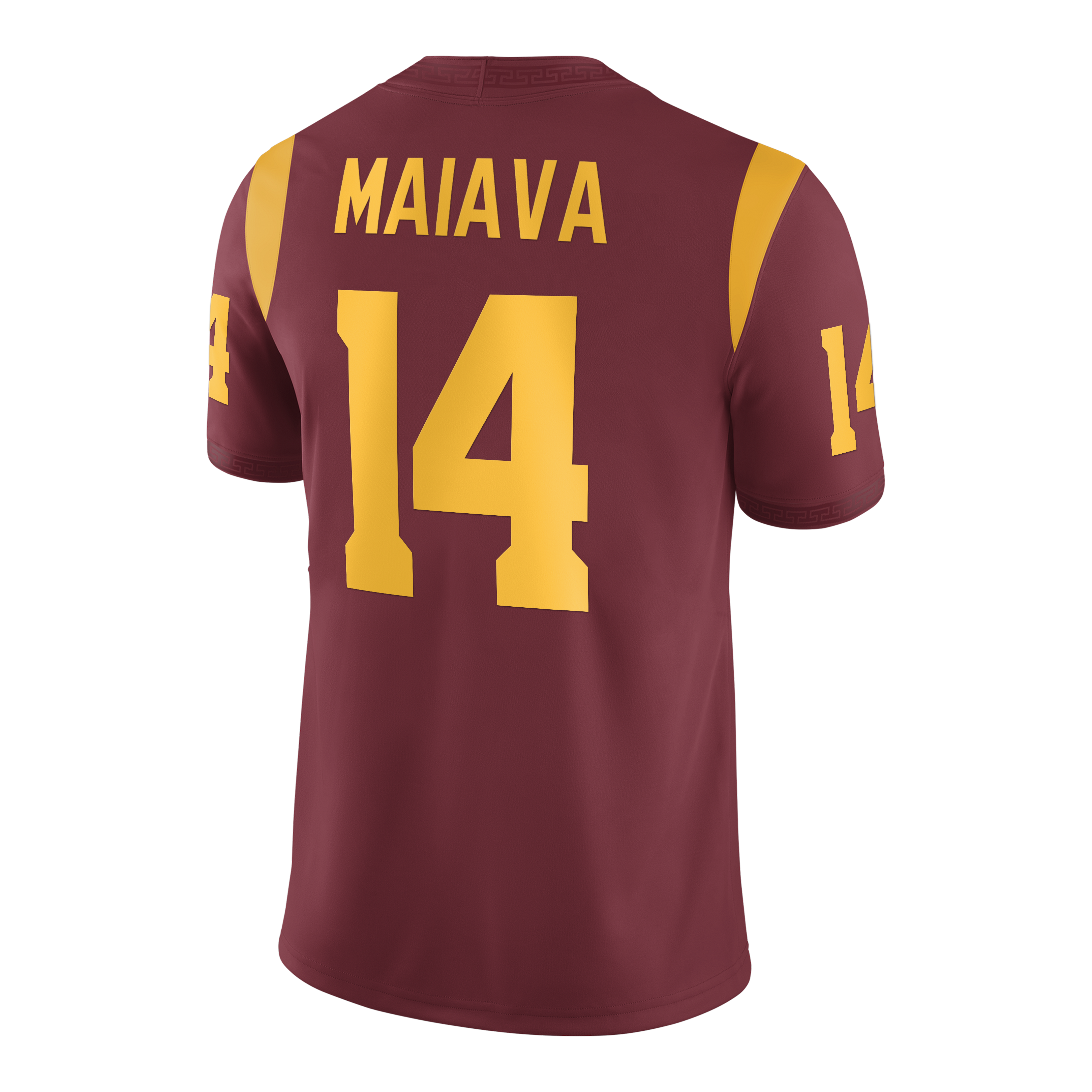 [NJP] Jayden Maiava USC Trojans Game Football Jersey - Cardinal