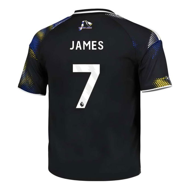 Vintage 2025-2026 Leeds Third Retro Jersey (James 7) (Kids)