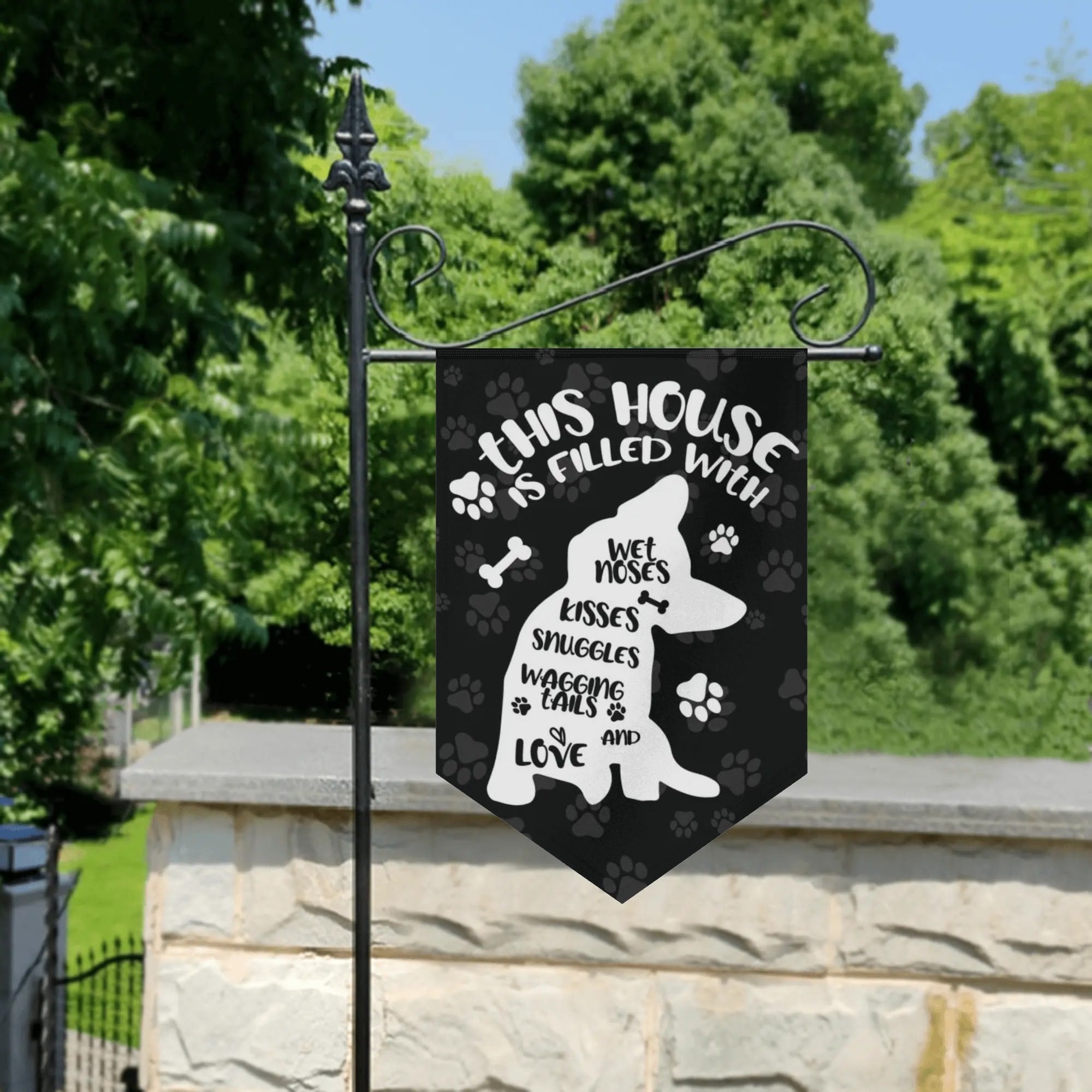 French Bulldog Ivy Garden Flag Banner Durable Dog Item