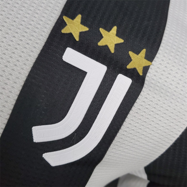 Juventus 21-22 Home WhiteBlack Soccer Jersey Football Shirt Player