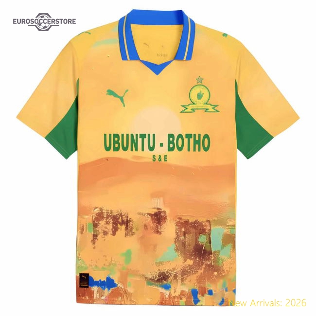 2025-2026 KIDSUPER x Mamelodi Sundowns CWC Shirt (Yellow)
