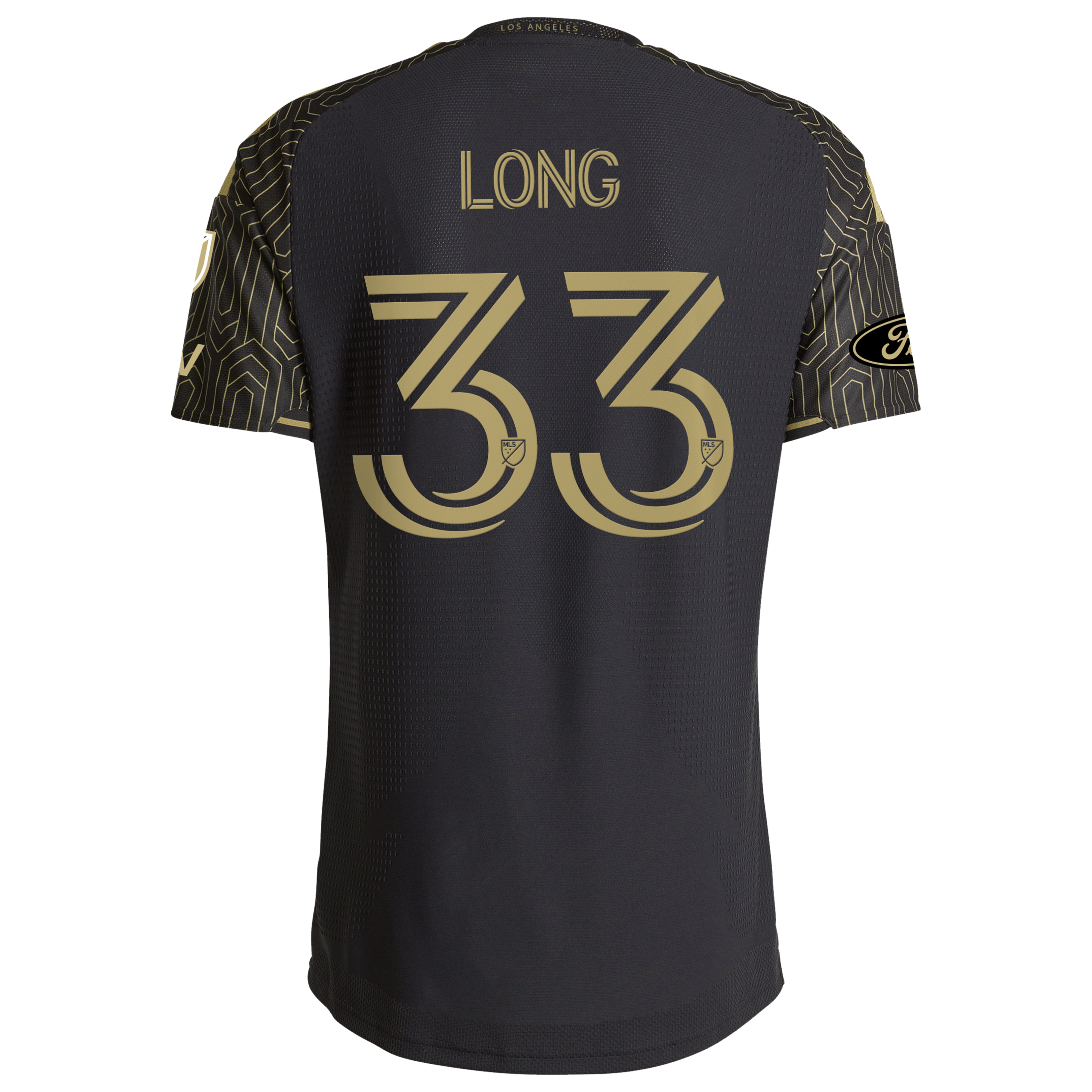 [SJH] Aaron Long LAFC 2026 Primary Kit On-Field Authentic Jersey - Black