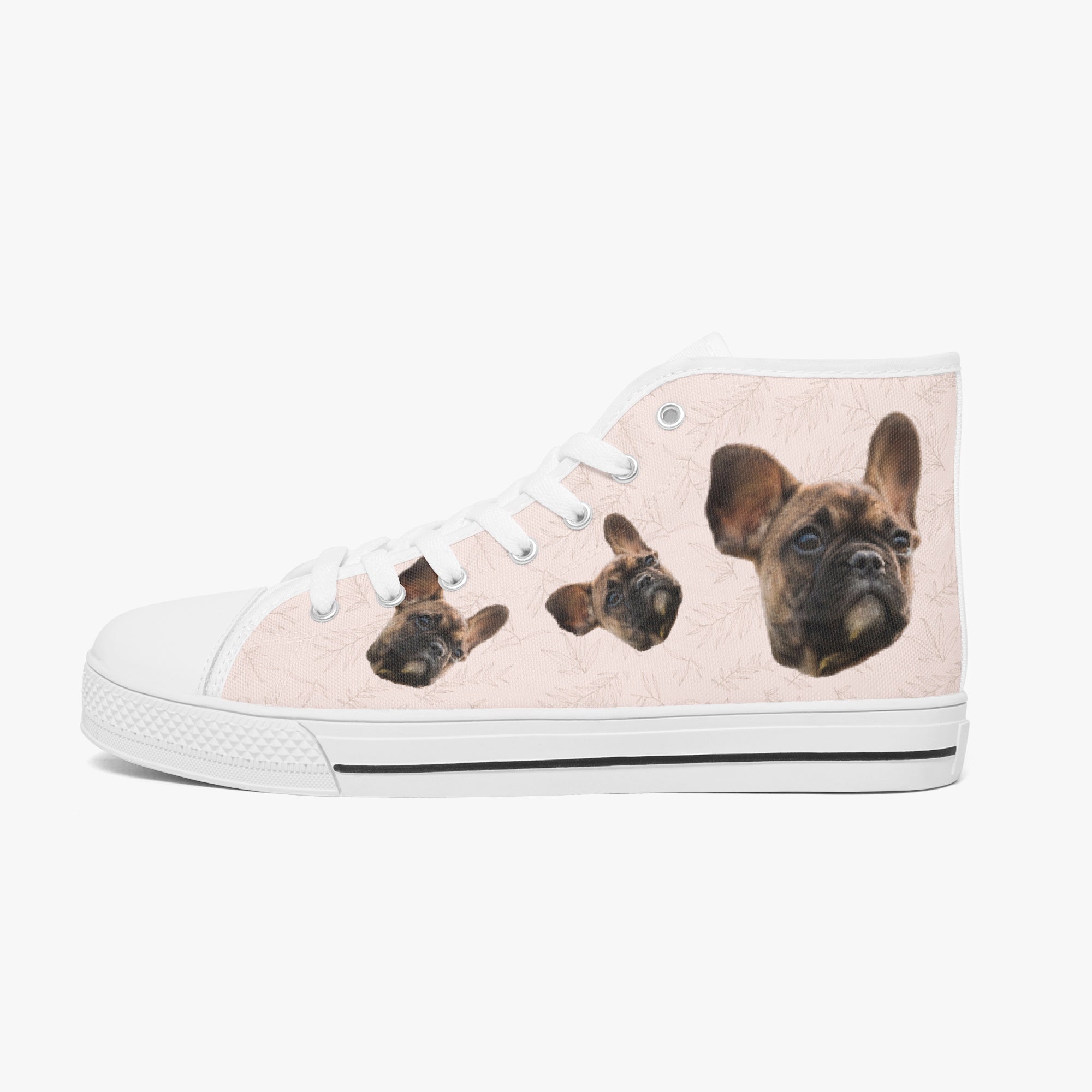 Trendy Phoebe - Personalized Classic High-top Canvas Shoes for Everyday