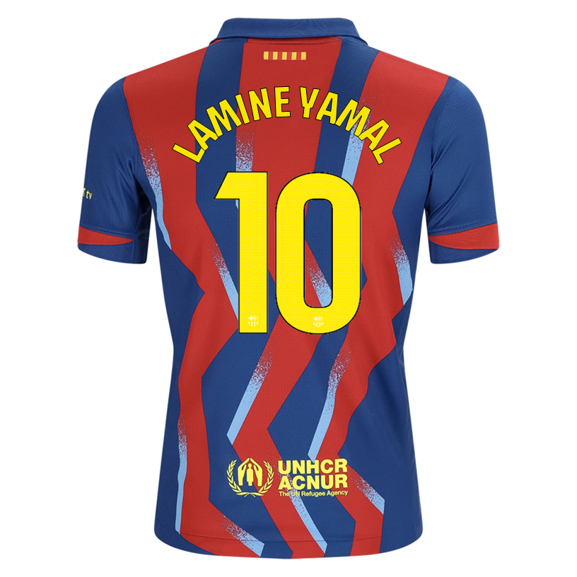 Barcelona Red) 2025-2026 UCL Home Jersey – Authentic Shirt