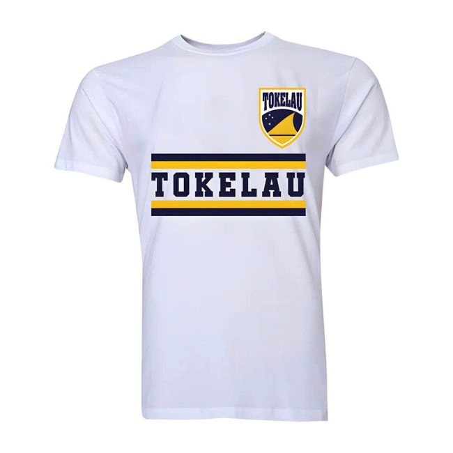 Tokelau Core Football Country T-Shirt (White) (1)
