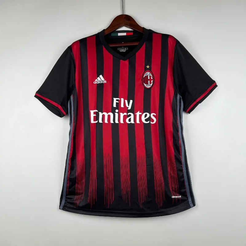 2016-2017 AC Milan Jersey retro kit