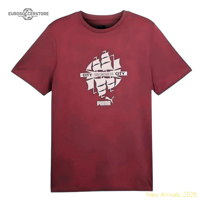 2024-2025 Man City ftblCulture Tee Official Dusty Orchid De Bruyne 17