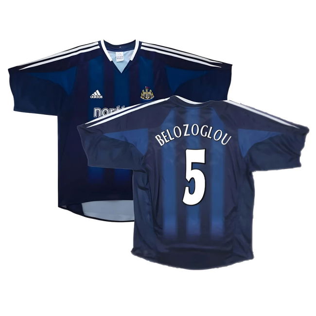 2004-05 Newcastle Away Shirt with Newcastle United 2004 L S_388