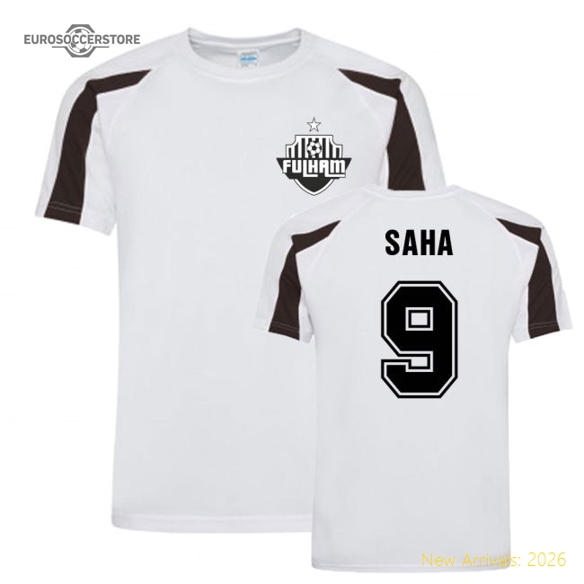 Premium Louis Saha Fulham Sports Training Jersey (white) - Premium