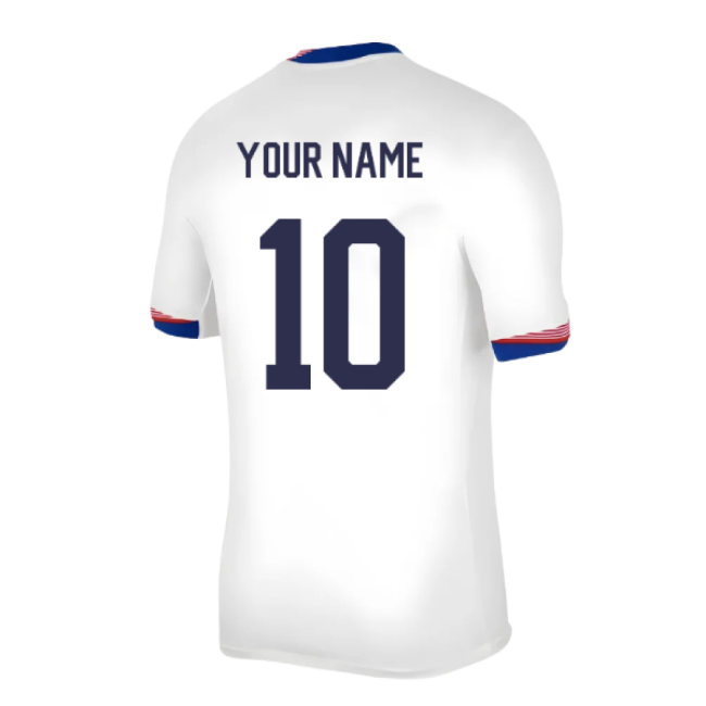 USA Verified 2024-2025 United States USA Home Shirt (Your Name)