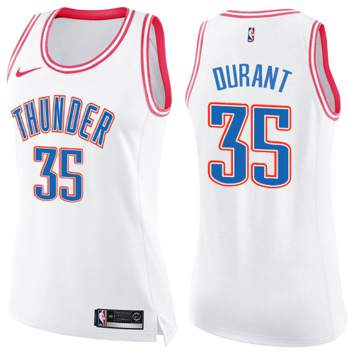White Kevin Durant #35 Nike Jersey - Cost-Effective NBA Fan Apparel