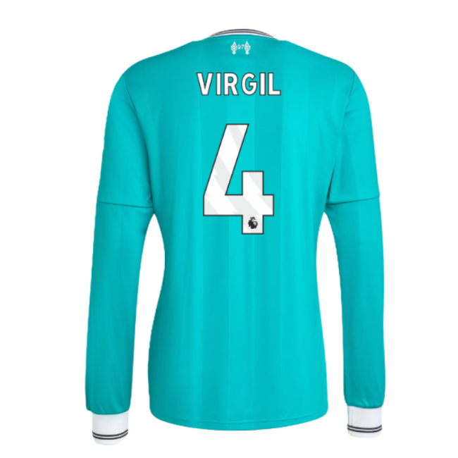Women's 2025-2026 Liverpool Long Sleeve Third Shirt (Virgil 4)