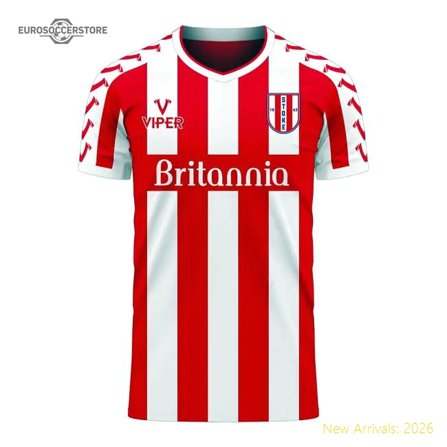 Premium-grade Stoke 2025-2026 Home Concept Football Kit (viper)