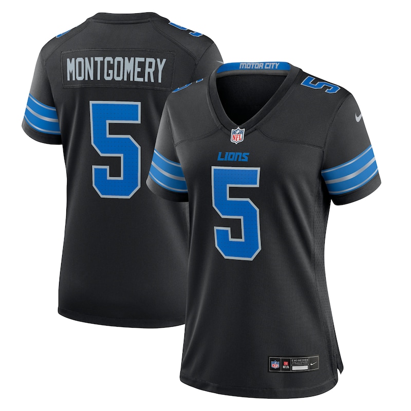 None David Montgomery DET Lions Energetic Top-Grade Jersey Football Ap