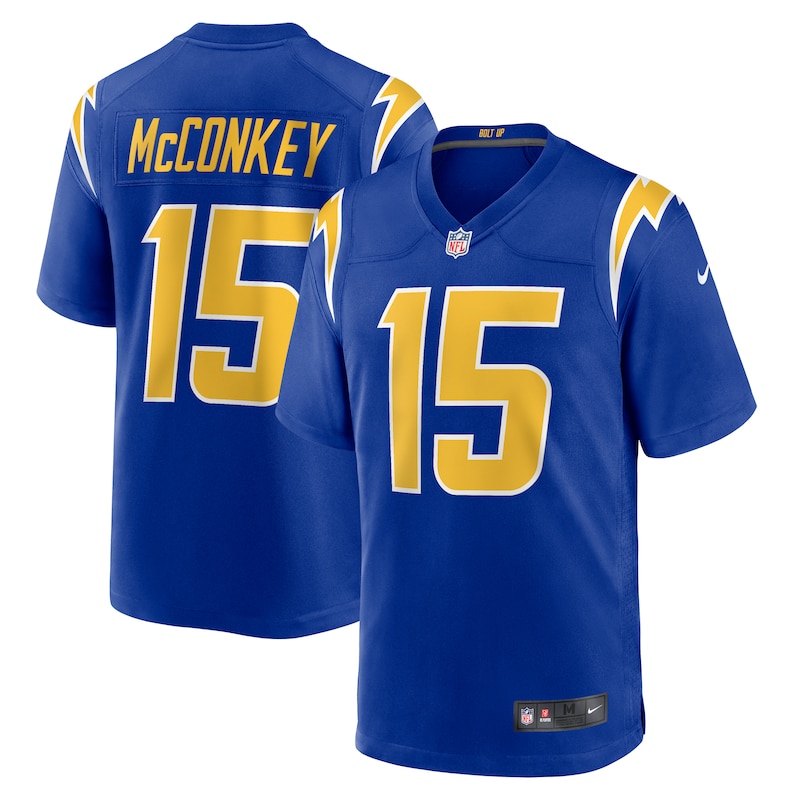 None Ladd McConkey LA Chargers Stylish Official Jersey Game Day Wear