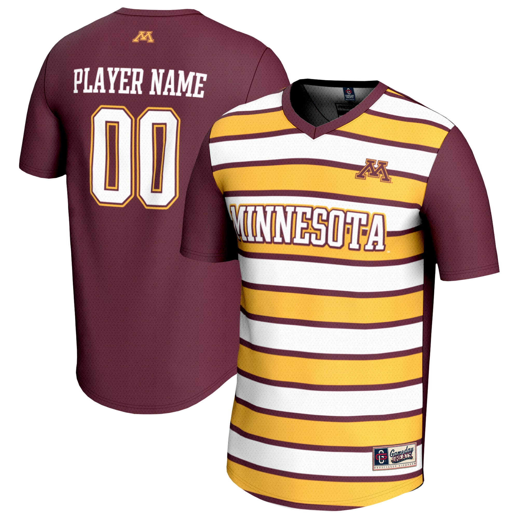 Minnesota Golden Gophers GameDay Greats Youth NIL Pick-A-Player Collegiate Women's Soccer Lightweight Fashion Jersey - Maroon
