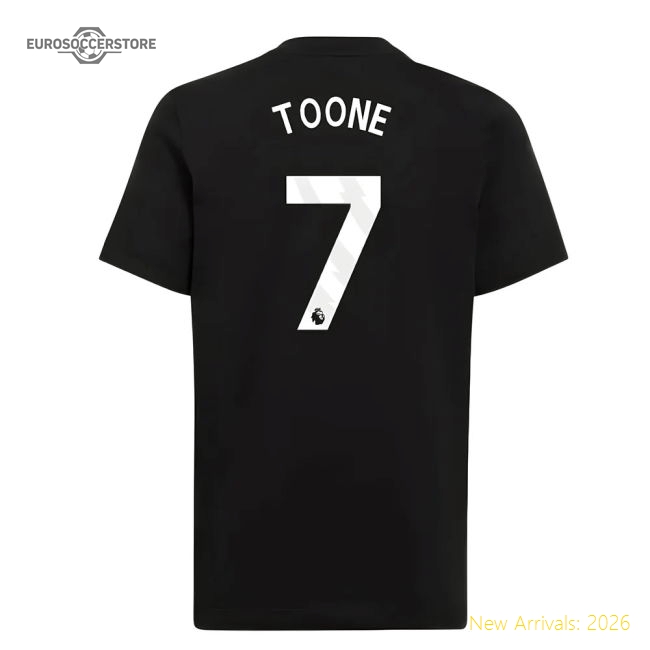 Exceptional 2025-2026 Man Utd Eu Training Tee (black) (toone 7)