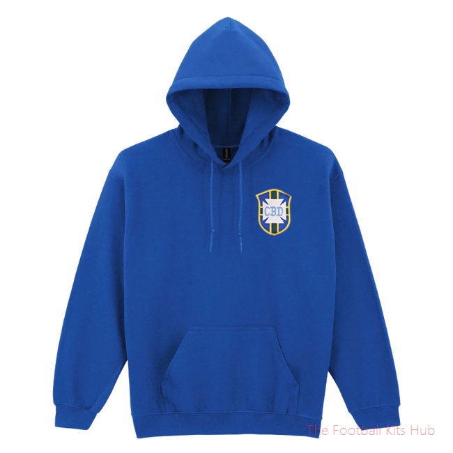 Brazil National Team Embroidered Hoody (Royal Blue)