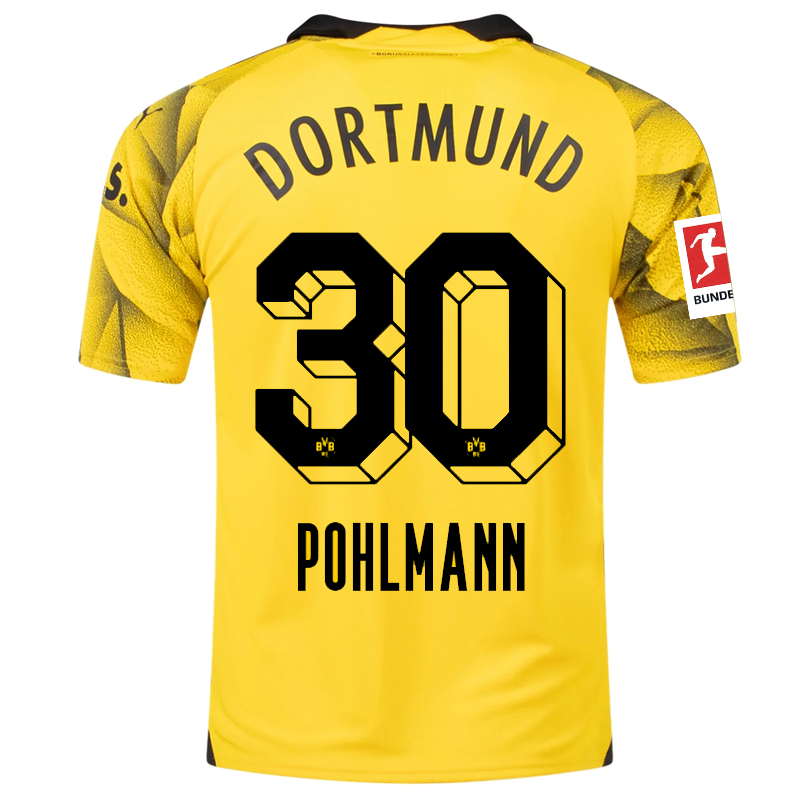 Borussia Dortmund Pohlmann 2023-2024 Bun Third Jersey – Authentic Shirt